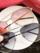 2019 Replica Cartier Sunglasses - Pink Lenses Gold Frame (7)_th.jpg